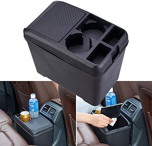 Car Trash Can Bin Waste Container Multi-Function Storage Box Car ...
