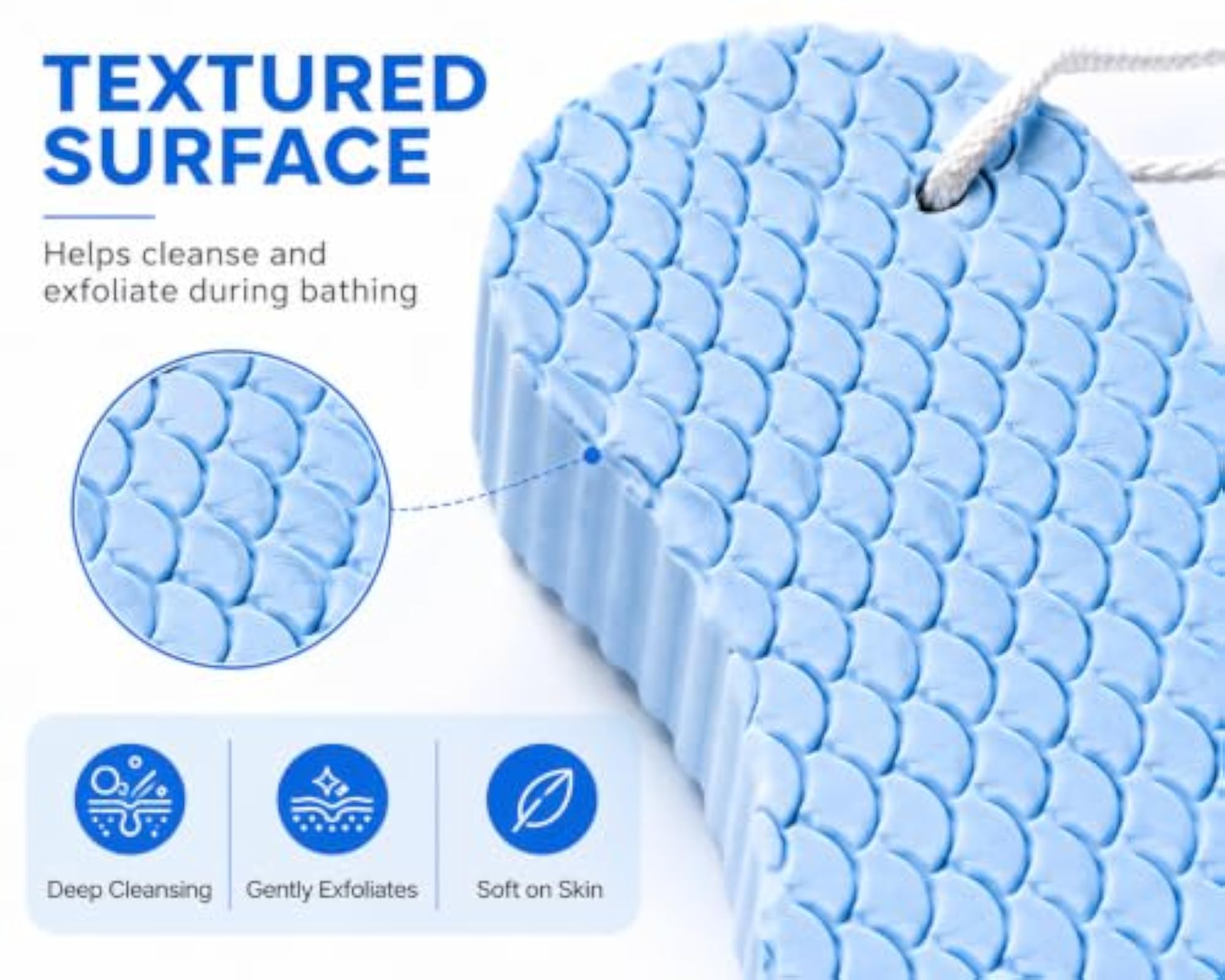 Exfoliating Bath Sponge for Body