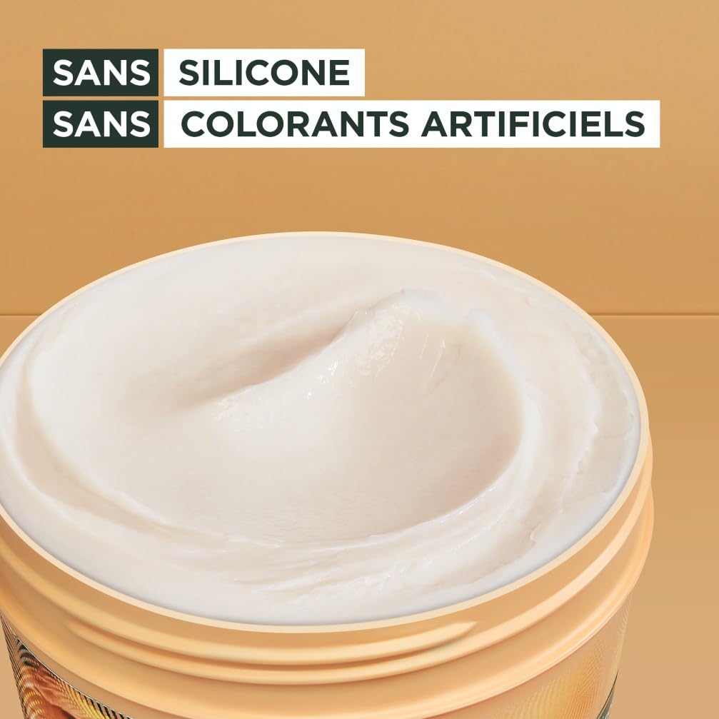 Garnier - Fructis Hair Food - Masque Nutrition Boucles au Beurre de Cacao - Formule Vegan à 97% d'Origine Naturelle - Pour Cheveux Bouclés à Frisés - 320 ml