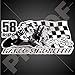 MARCO SIMONCELLI 58 RIP - REPOSE EN PAIX, 155mm Vinyl Sticker, Autocollant