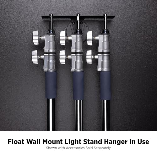 Image of Westcott Float Wall Mount Light Stand Hanger by Lindsay Adler - Video and Photography Studio Organization