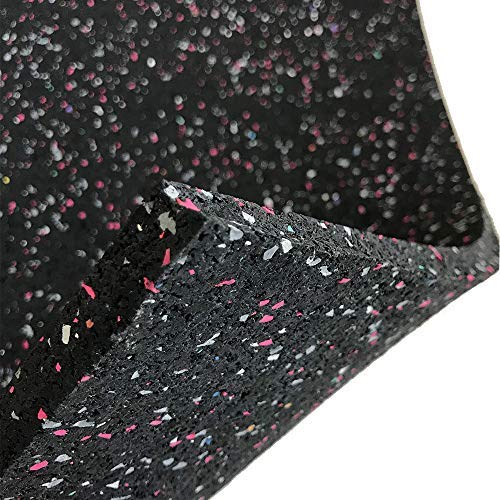 RevTime Alfombrillas antivibración, 25 x 25 pulgadas, 1/2 pulgada de grosor, anticaminar, antimovimiento, para lavadora, secadora, equipo de audio, tapete de equipo de entrenamiento de fuerza (paquete