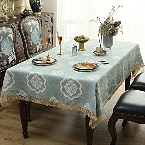 Nappe rectangulaire anti rayure pour table basse en dentelle
