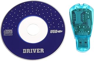 Card Reader,Asukohu USB Cellphone Standard SIM Card Reader Cloner Writer Copy SMS Backup GSM CDMA+CD Blue