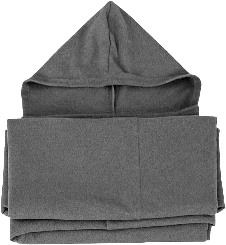 Sleep Pod - Weighted Wearable Blanket Hoodie for Anxiety Relief & Deep Sleep, Portable Personal Sleeping Bag for Travel, Camping, and Cozy Lounging