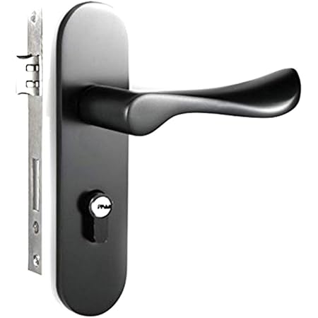 Amazon Lewu レバーハンドルセット ドアノブ 長座 玄関 室内 キー3本付属 扉厚35 55mm用 ドア用金物