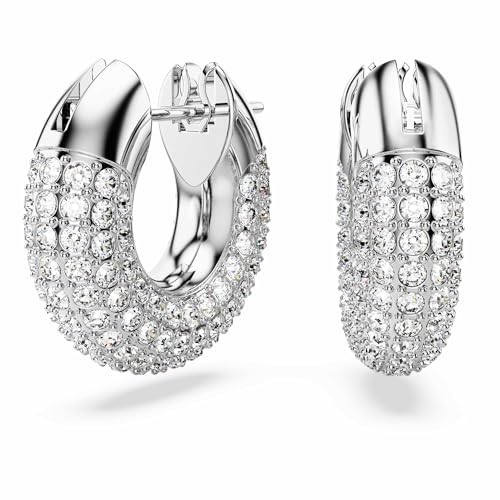 Swarovski Dextera Crystal Pavé Hoop Earrings Jewelry Collection