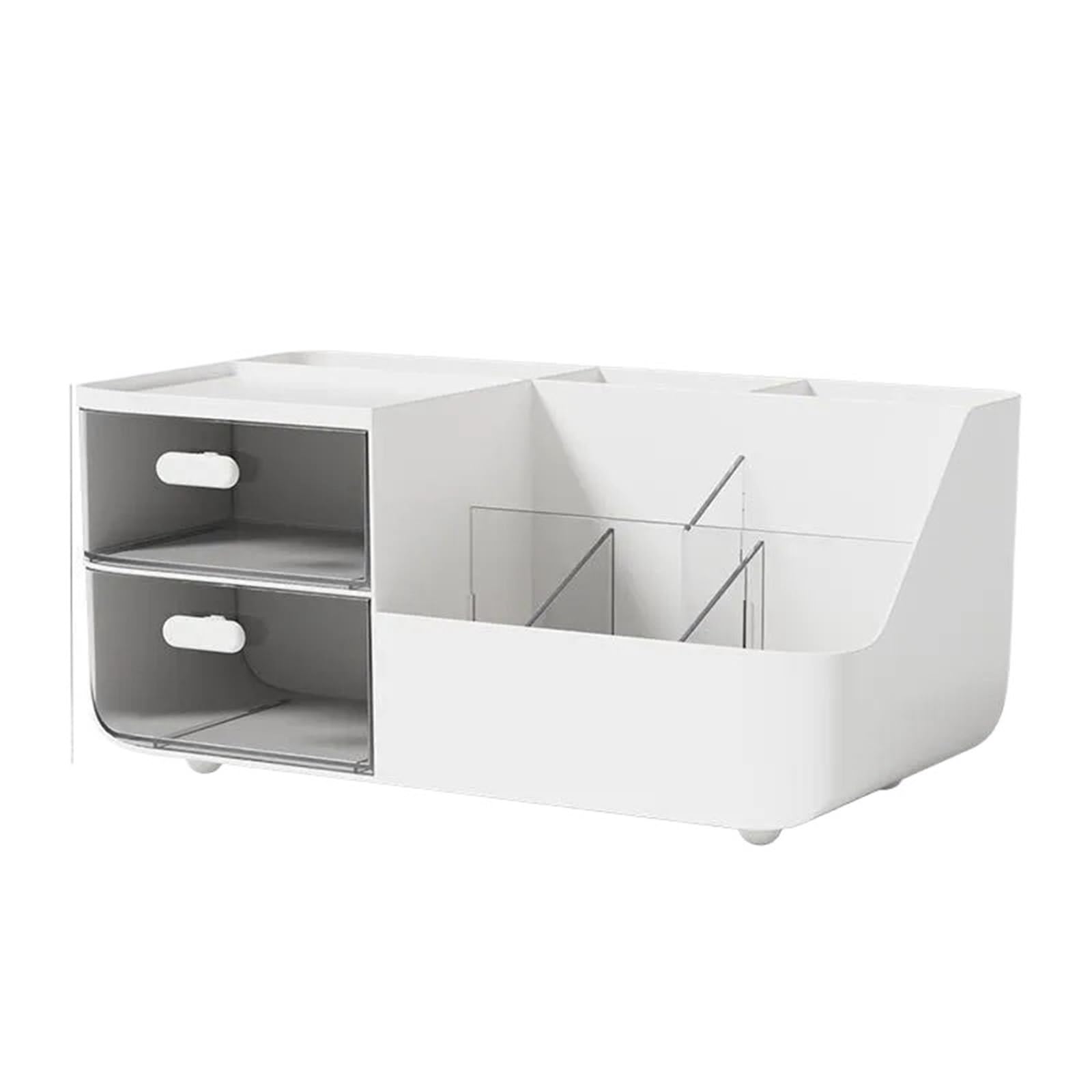 XUCZHAI Desktop Storage Box Drawer Type Office Stationery Organizer Study Desk(WHITE)