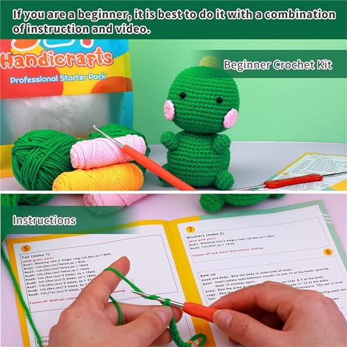 Kits de crochet pour poupées débutantes avec guide pas à pas simple - 5