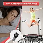 ZENOVA 40" Mini Trampoline Rebounder Trampoline for Adults Indoor Outdoor Fitness Trampoline Foldable with Adjustable Handle Bar 330 Weight Capacity - Image 5