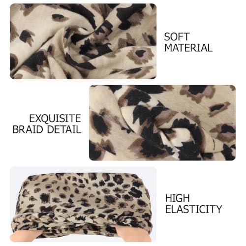 Image of DRESHOW Turban Pre-Tied Twisted Hat Thread African Head Wraps for Black Women Chemo Cancer Cap Braid Hair Cover