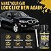 Car Scratch Remover, 30ml Black Car Paint Touch Up for Deep Scratches, Quick Drying, Easy to Use, Includes Body Putty & Sandpaper for Professional DIY Finish