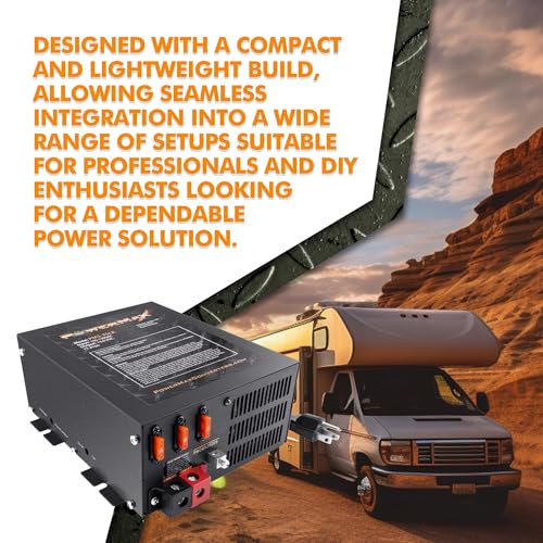 Image of PowerMax PM4-75A 75A Deck Mount RV Converter Charger Lithium
