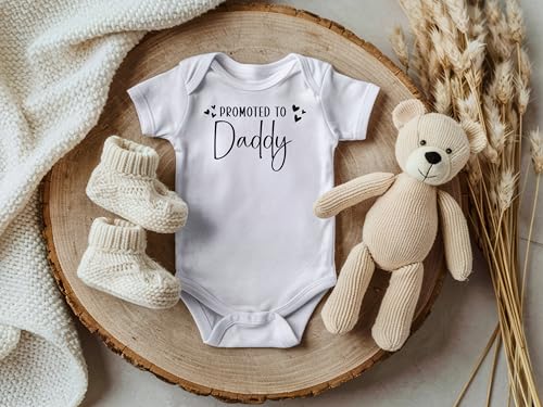 Promoted to Daddy Pregnancy Announcement Infant Bodysuit - Suprise Gift for Dad2
