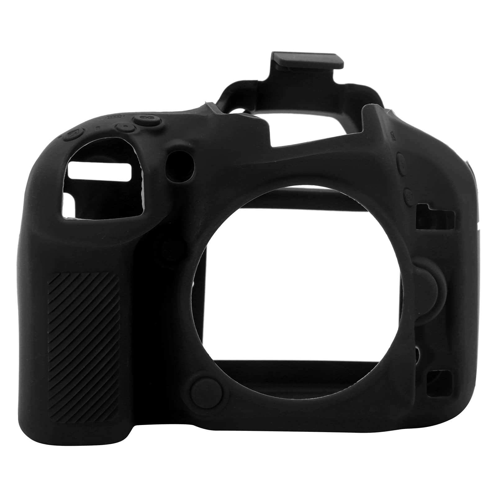 Cryfokt Kamera-Silikon-Schutzhülle, Dehnbare, Weiche Abdeckung für D600/D610, Verhindert Kratzer, Stöße, Staub und Schmutz, für Outdoor-Fotografie-Enthusiasten (Black)