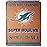 Northwest NFL Miami Dolphins Commemorative Woven Tapestry Wall Hanging, 48 x 60 Inches, Officially Licensed, Decorative Fringes