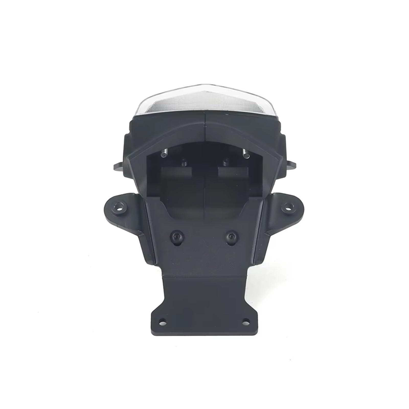 para Trident 660 2021-UP Carcasa Cadena Motocicleta Cola Corta Trasera Soporte Matrícula Contrapunto Luz LED Soporte Matrícula Motocicleta(1 Set - Transparent)