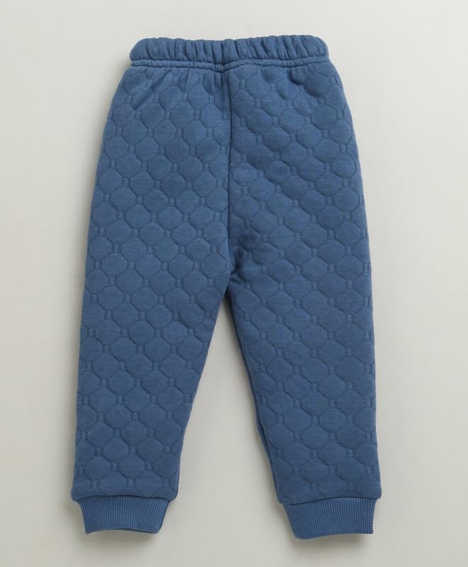 Image of BUMZEE Baby Boys Regular Fit Full Sleeves Hooded Polyfill Winter Set