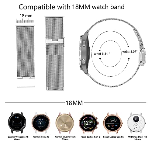 Issinlky band for Garmin Venu 4 41mm/Venu 2S/3S/Vivoactive 4S/Vivomove 3S - Image 3