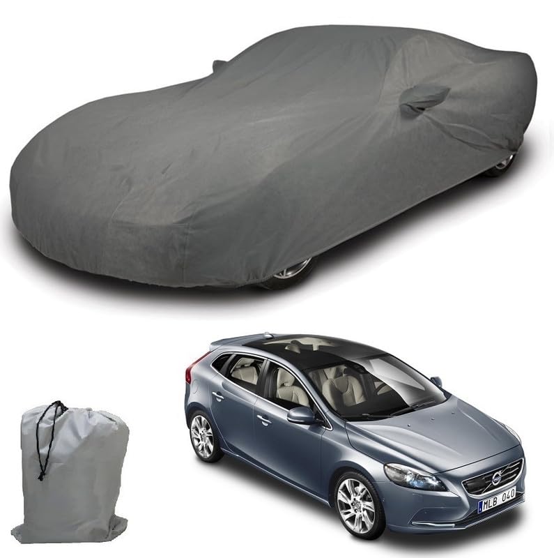 Image of ARCUATE Triple Layer Custom fit Car Body Cover for Volvo V40 |Top Layer Dustrproof | Middle Layer Waterproof | Bottom Layer Scratch Protection | Outdoor Indoor Fabric