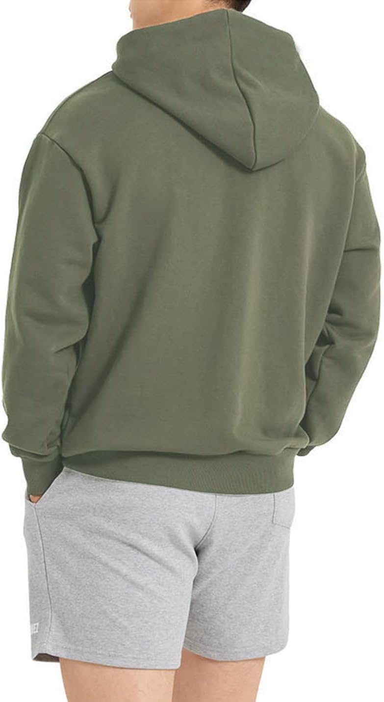 Men's Hoodies Loose Fit Pullover Casual Fashion Long Sleeve Hooded Sweatshirts with Pocket - Image 4