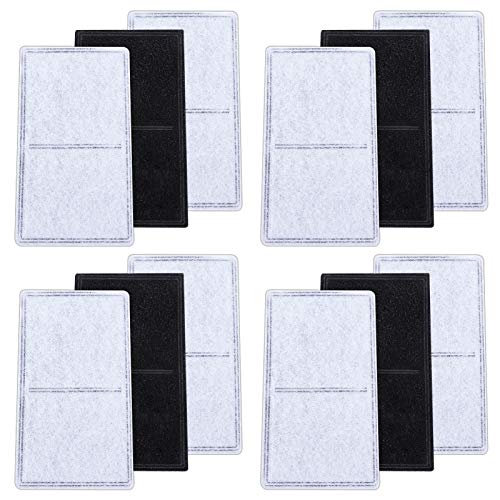 MyfatBOSS 12PCS Replacement Carbon Filters Compatible with PetSafe Drinkwell Fountain Platinum Multi-Tier Everflow Outdoor Charcoal Dog and Cat Water Fountain Filter