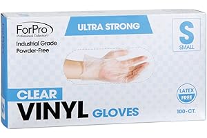 Powder-Free Disposable Vinyl Gloves in Small Size by ForPro