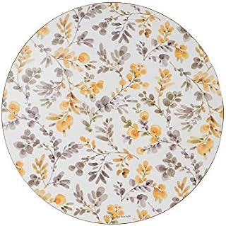 Creative Tops C000274 Cork-Backed Placemats / Table Mats with Printed 'Fields of Gold' Design, White, 29 cm, Set of 4
