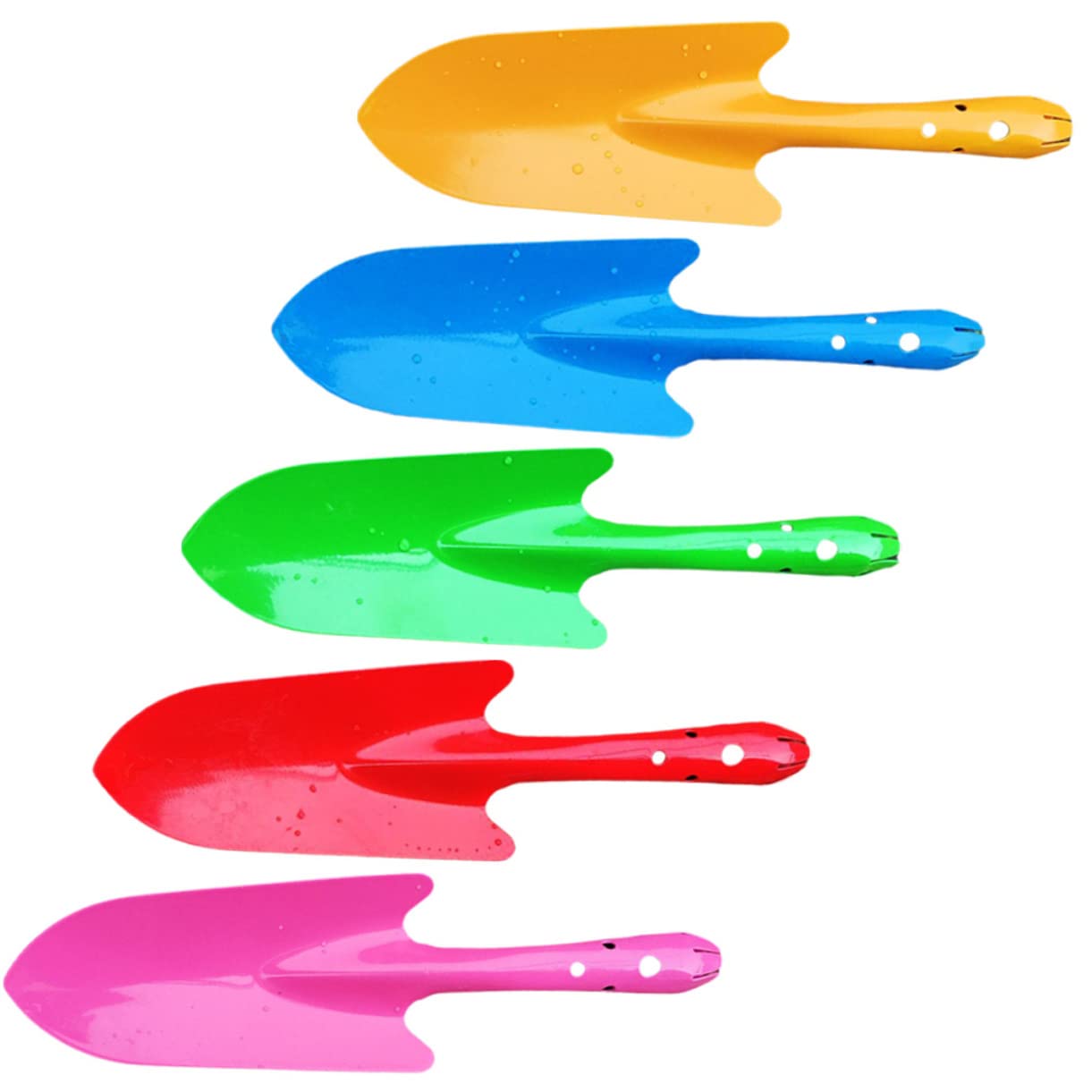 POPETPOP Garden Tools for Boys and Girls 5pcs Mini Gardening Shovel Small Trowel Boys and Girls Hand Trowel
