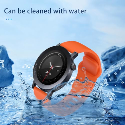 Correa para reloj CMF Watch 3 Pro de silicona naranja miniatura 4