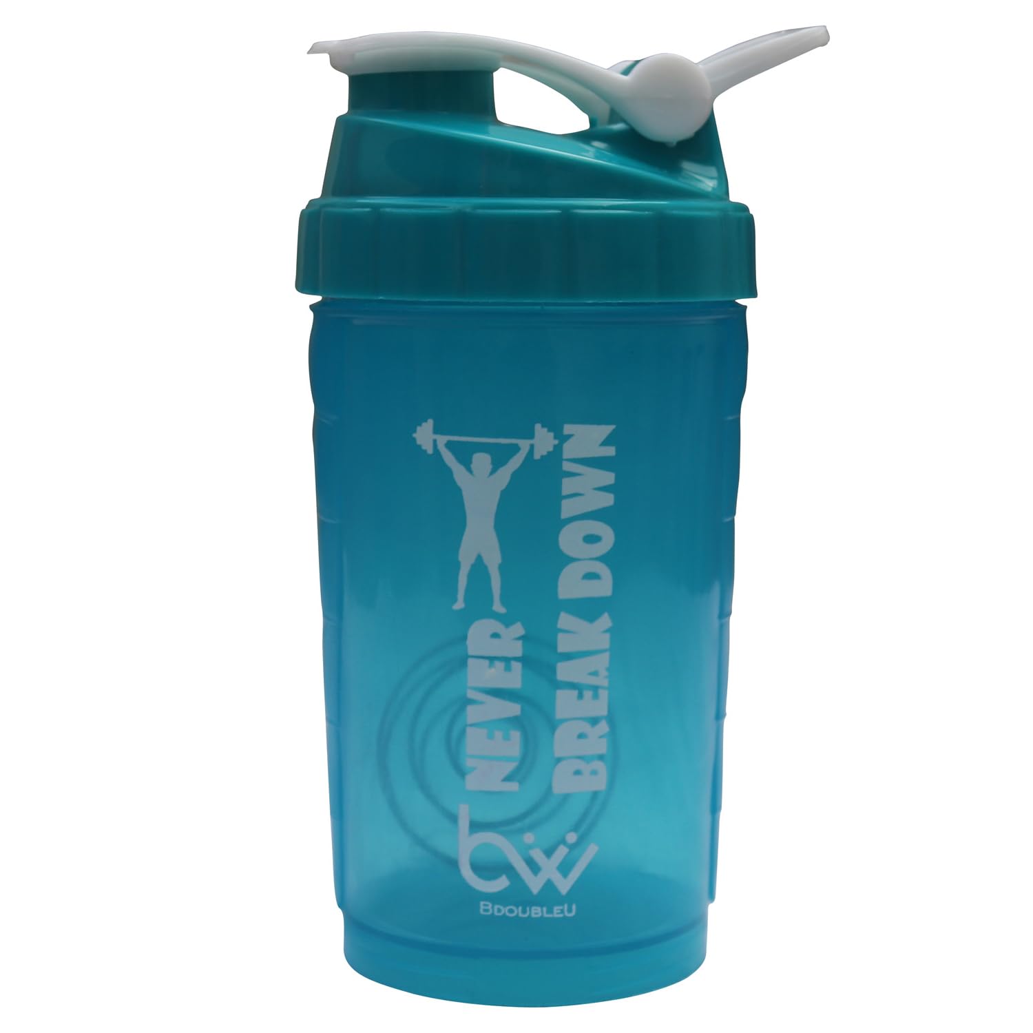 BDOUBLEU Butterfly Shaker With spring Ball 500 ml for Protein Shake, Gym Shaker Bottle, Bottle Shaker, 100% Leakproof Gurantee, Pre Workout Gym Bottle for Men & Women(Blue)-image-27