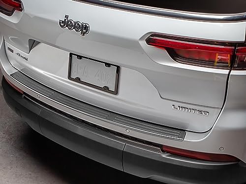 WeatherTech Custom BumperTopper for Jeep Grand Cherokee L - Rear Bumper Protector (BP0051) Black