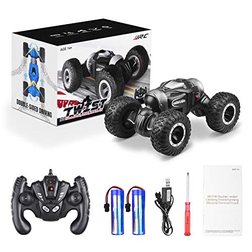 ETEPON Coche Teledirigido, 1:16 2.4GHz RC Coche, Conducir a Doble Cara, Giro de 360° Stunt Car (Q70)
