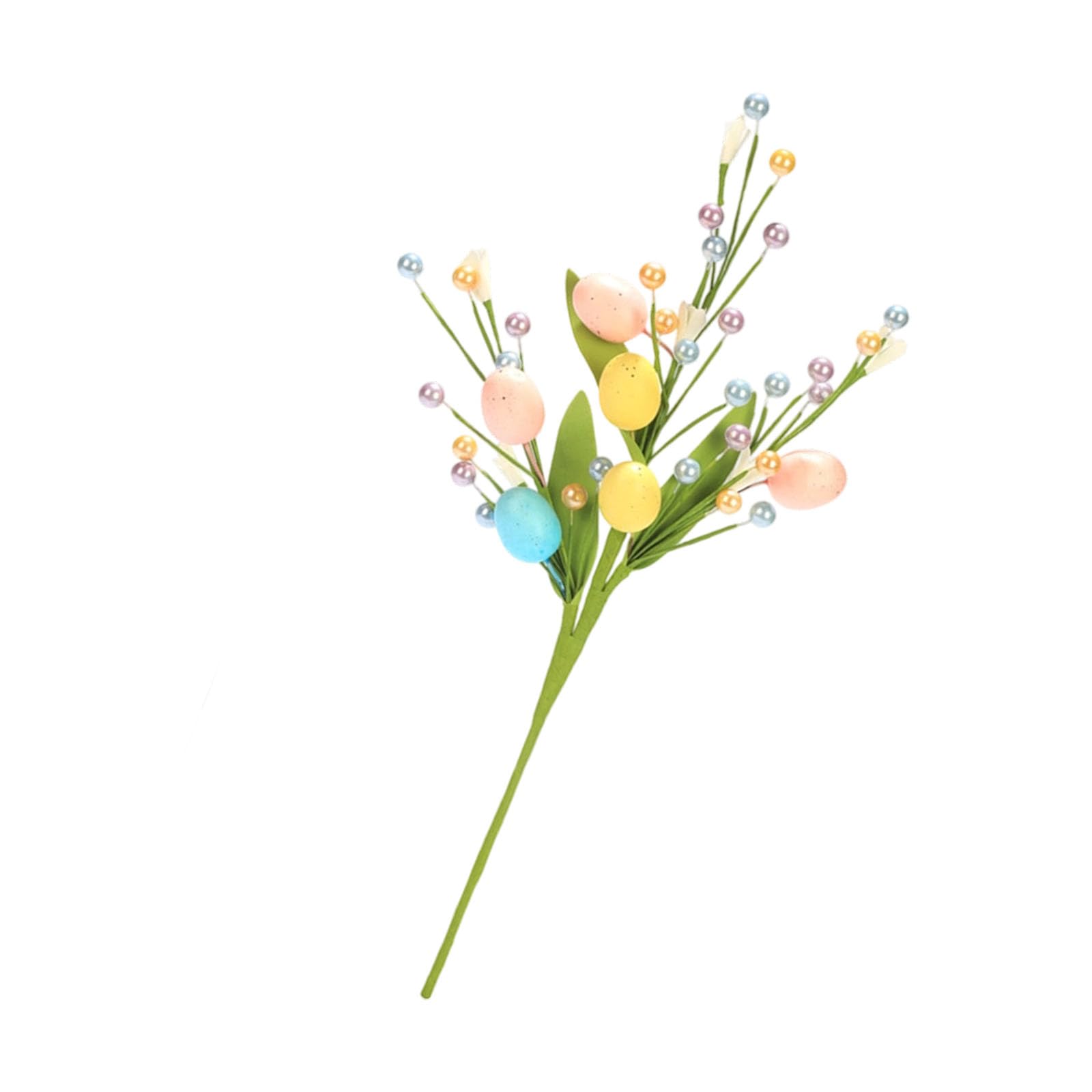 hogtnd Simulated Foam Berries Easter Eggs Artificial Fruit Branch for Holiday Party Decoration Vase Flower Arrangements Foam