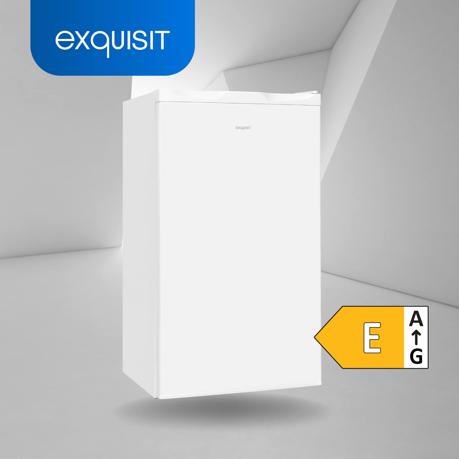 Exquisit Congelador GS111-330E blanco PV | Frigorífico pequeño de 63 L de volumen | 4 estrellas congelación | congelador pequeño | 45 cm de ancho