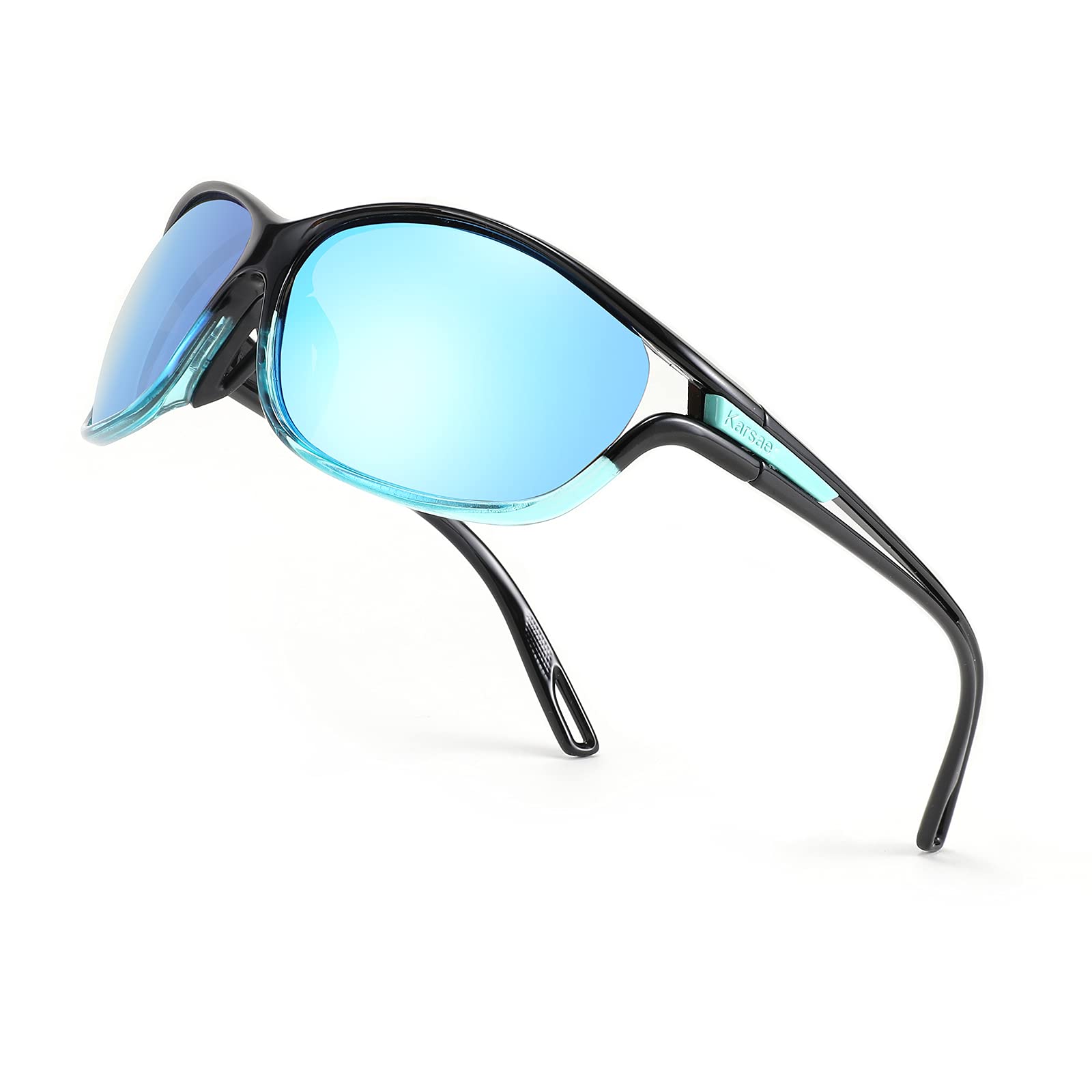Karsaer Gafas de sol deportivas polarizadas para mujeres y hombres, para conducir, ciclismo, correr, K7082