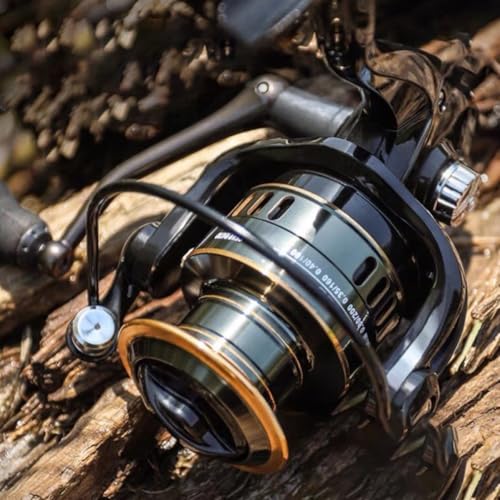 Carrete de pesca de metal resistente con rueda de aleación de 12" 5