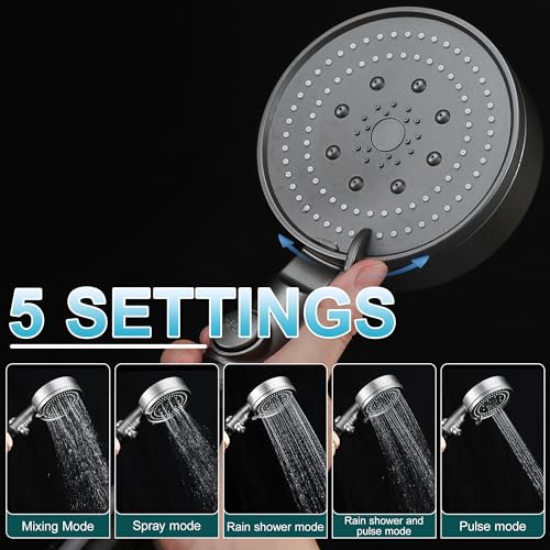 Upgrade-Outdoor-Portable-Camping-Shower-6000mAh-Rechargeable-Electric-Shower-Pump-with-Multifunctional-Handheld-Filter-Shower-Head-Suitable-for-Rinsing-Hiking-RV-Travel-Beach-Vacations