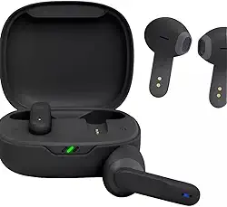 Fone Bluetooth Wave 300 TWS Sem Fio | Som Potente e Graves Profundos | Toque Sensível | Chamadas Estéreo | Design Ergonômico | Bateria até 26h | Estojo de Carregamento Rápido