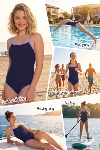 Image of Beautikini Period Swimwear - One Piece Bathing Suit Menstrual Leakproof Swimsuit for Teen Girls and Women