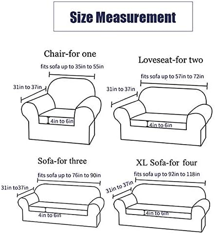 Miniatura 3 de Funda de terciopelo ultrasuave para sofá de colores lisos, elastano elástico para sofá biplaza protección de muebles, fundas antideslizantes a