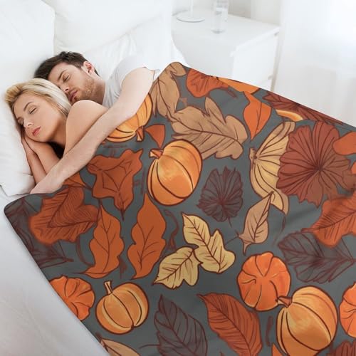 Couverture d'automne en molleton super douce jeté de lit léger - 7