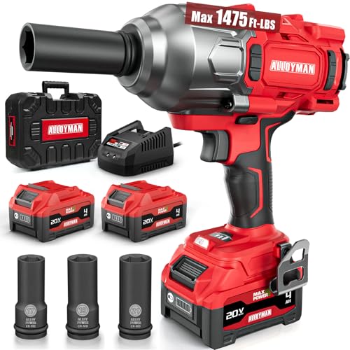 Alloyman 1475Ft-lbs Brushless Impact Gun