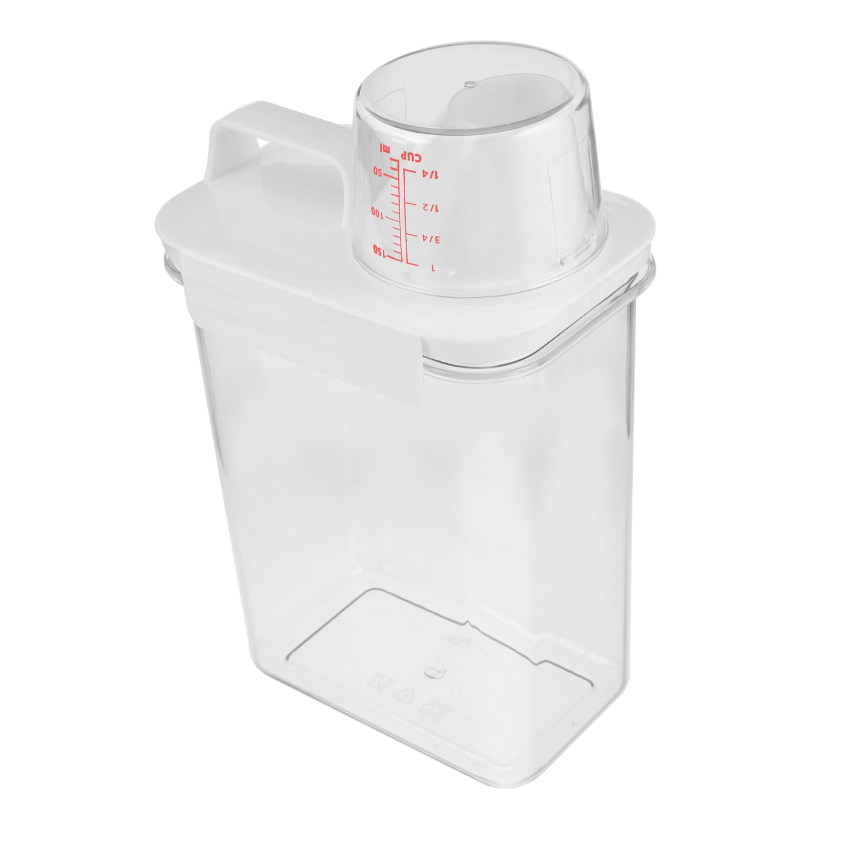 Healeved Storage Tank Dispense Bottles Chemical Lab Bottle Laundry Dispenser Lotion Containers Laundry Liquid Dispenser Containers for Household Use Transparent Plastic