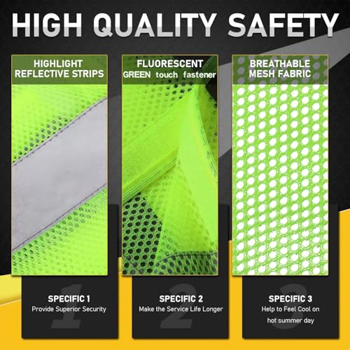 Image of Unittype Safety Mesh Vest for Men Women