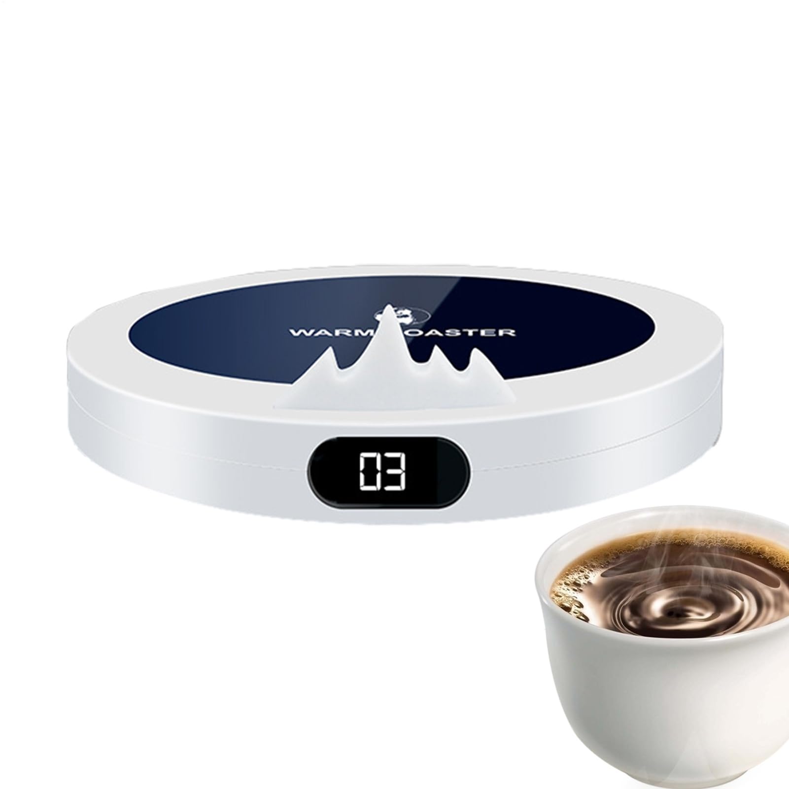 Scaldabagni - Riscaldatore per tè con 3 impostazioni di temperatura, collegamento diretto con spegnimento automatico per tazza, casa, ufficio, viaggi e pausa pranzo