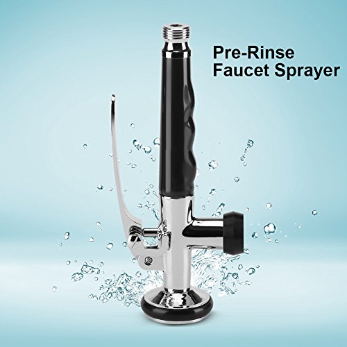 Fdit Pre-Rinse Sprayers Brass Swivel Sink Pull Down Spray Head Valve Replacement Part for Commercial Kitchen Faucet - Thumbnail 6