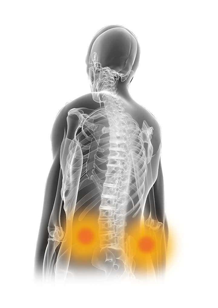 Ufesa Flexy Heat LM Complex Almohadilla Eléctrica Ergonómica, Manta Eléctrica Lumbar, Cervical, Abdominal, 29x69cm, 100W, Microfibra Ultrasuave, 3 Niveles de Temperatura, Apagado Automático