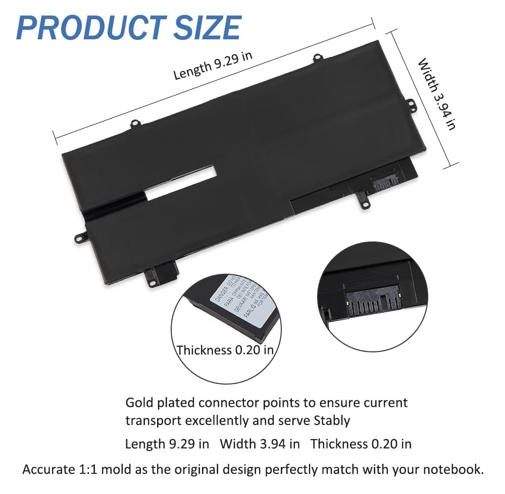 Lenovo L20D4P71 Originale Batteria 57Wh Per ThinkPad X1 Carbon G10 (21CC - Foto 8