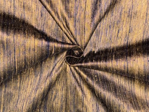 Tissu soie Dupioni double épaisseur violet marron pour rideaux et décoration de salon